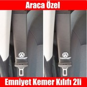Resim Volkswagen Tiguan Oto Koltuk Deri Emniyet Kemer Aksesuar Kılıfı 