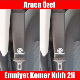 Resim Volkswagen Tiguan Oto Koltuk Deri Emniyet Kemer Aksesuar Kılıfı 