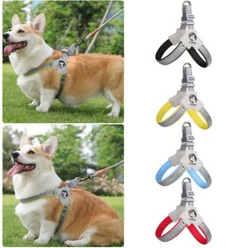 Resim Nefes Alabilen Yansıtıcı Sırt Çantası Stili Köpek Göğüs Kemeri - Rahat ve Güvenli Evcil Hayvan Kemeri 