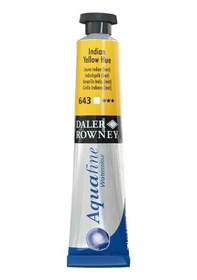Resim Daler Rowney Aquafine Tüp Sulu Boya 8ml 643 Indıan Yellow Hue 