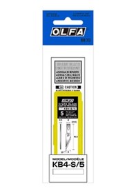 Resim Olfa Kb4-s/5 Maket Bıçağı Yedeği 5'li Tüp 