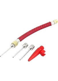 Resim Neler Geldi Neler Bisiklet ve Top Şişirme Iğne Seti 5 Parça Yedek Uç Seti Pompa Ucu Şişirme Ucu 