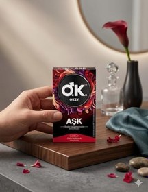 Resim Okey Aşk Prezervatif 15 Li Kutu CONDOM Özel Üretim 
