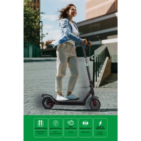 Resim Speedy 350W Güçlü Motor Süspansiyonlu Konforlu Elektrikli Scooter 