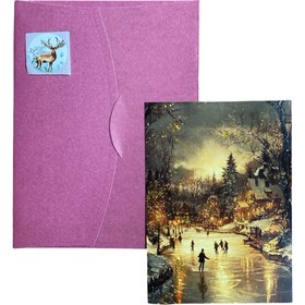 Resim Glitter Postcard - 2 