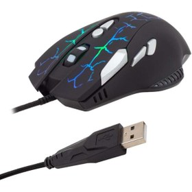 Resim HELLO HL-4719 KABLOLU 3600 DPI 8TUŞ FONKSİYONLU GAMING MOUSE 