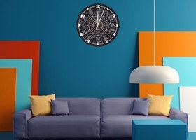 Resim Tİ-PLAY BURÇLAR 30X30CM AKRİLİK DEKORATİF MODERN DUVAR SAATİ 