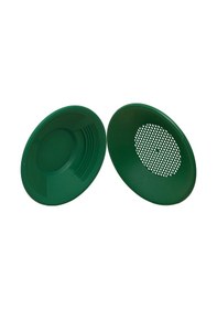 Resim Gold Pan Altın Eleme Tavası Yeşil Renk Pan - Pan Üstü Elek Tava 