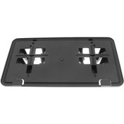 Resim Xiyyadms Ford F-150 Ön Tampon Plaka Braketi, 2015-2017 Modeller İçin Uyumlu, Siyah Plastik Malzeme 