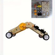 Resim DIY solucan robot oyuncağı, küçük bilim el işi, küçük icat, STEM bilimsel deney ekipmanı, yaratıcı bilim öğretim yardımcısı 