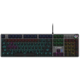 Resim MSI Forge GK310 Red Switch RGB Kablolu Mekanik Oyuncu Klavye 