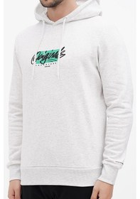 Resim Jack & Jones Jorsergey Erkek Sweatshirt 12244218 BEYAZ 