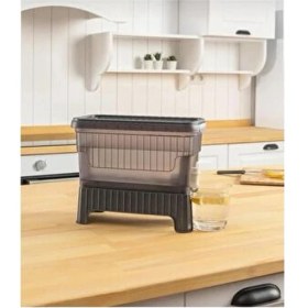 Resim Musluklu ve Ayaklı Buzdolabı Sebili 4lt Su Sebili Limonata Portakal Suyu Ayaklı Damacana Sebil 