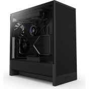 Resim NZXT H5 Flow Edition Siyah Temperli Cam USB 3.2 USB-C ATX Mid Tower Kasa 
