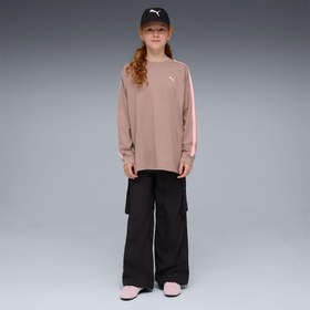 Resim Puma Relaxed Woven Cargo Çocuk Siyah Pantolon 