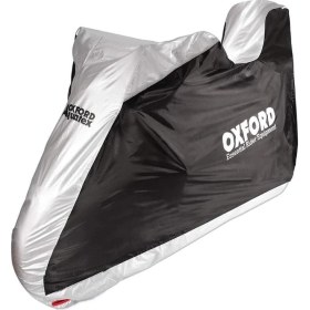 Resim Oxford Motosiklet Aquatex Arka Çantali Kilif Medium Siyah-Gri CV203 