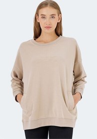 Resim VIKENTI SW Oversize Kadın Sweatshirt Bej 