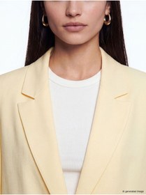 Resim LC Waikiki LCW Vision Keten Karışımlı Kadın Blazer Ceket 