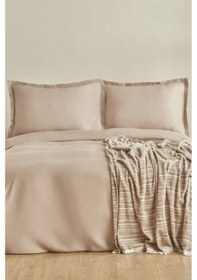 Resim Karaca Home Weena Çift Kişilik Krep Nevresim Jakar Pike Takımı Bej 200.22.05.0212 Bej 