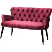 Resim Mobilya Bazarı Vega Bordo Çay Seti Ikili Koltuk,kanepe (Balkon, Salon, Cafe, Ofis) 