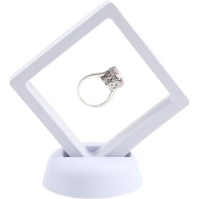 Resim Saklama Takı Kutusu Güvenli Şeffaf Film Çerçeveli Geniş Boyutlu 11cmx11cm Standlı 3d Saklama Kutusu Çok Renkli 