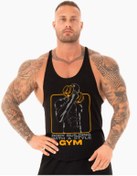 Resim Ghedto Gym Style Fitness Tank Top Sporcu Atleti Siyah 