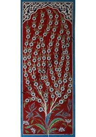 Resim Armada Çini 40X100 Cm Ed 708 Hayat Ağacı Eldekoru Çini Pano 