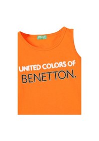 Resim United Colors Of Benetton Erkek Çocuk Turuncu Atlet Bnt-b21357 Çok Renkli 