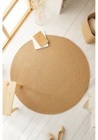 Resim Ocean Home Textile Jüt Halı Kilim Ø 120 Cm 