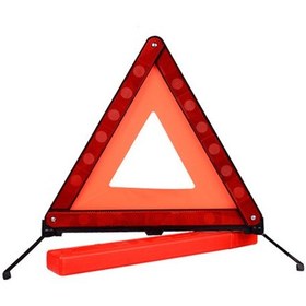 Resim Üçgen Uyarı Reflektörü Güvenlik Dur İşareti Reflektörü Sinyal Araba Acil Durum Güvenli Üçgen Kiti Kırmızı 