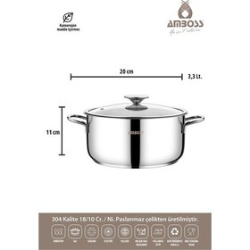 Resim 10 Parça Cool İndüksiyon Uyumlu Paslanmaz Çelik Tencere Seti Gümüş 