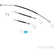 Resim Mais Peugeot 307 Cabriolet cc 2003-2008 Için Sol Ön Kapı Cam Kriko Tel Halat Tamir Takımı Bcfkptz8 