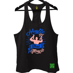 Resim Top Glory Hustle Fitness Gym Tank Top Sporcu Atleti 