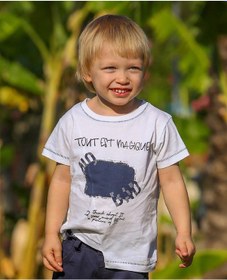 Resim Jack Lions 1-4 Yaş Erkek Bebek Çapraz Kesim Tshirt Lacivert Lacivert 