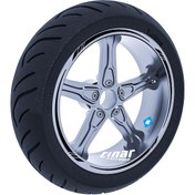 Resim Jet Siyah 4 Parçalı Keskin Jant Şeridi Sticker Çınar Extreme 