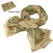 Resim Chaoduo Shop Çöl Kamuflajı Stili Tek Boyut 190*90 cm Pamuk Askeri Kamuflaj Taktik Örgü Eşarp Keskin Nişancı Yüz Peçe Kamp Avcılık Çok Amaçlı Yürüyüş Eşarp (Yurt Dışından) 