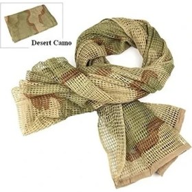 Resim Chaoduo Shop Çöl Kamuflajı Stili Tek Boyut 190*90 cm Pamuk Askeri Kamuflaj Taktik Örgü Eşarp Keskin Nişancı Yüz Peçe Kamp Avcılık Çok Amaçlı Yürüyüş Eşarp (Yurt Dışından) 