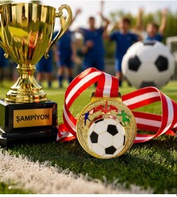 Resim Avessa Mad-fut-2 Futbol Figürlü Madalya 6.5 Cm Çok Renkli 