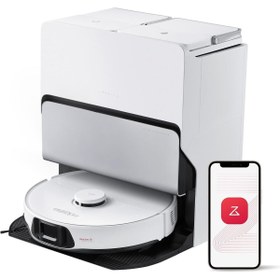 Resim Roborock Süper Akıllı Robot Süpürge 10.000 Pa Ultra Emiş Gücü Full Otomatik Beyaz 