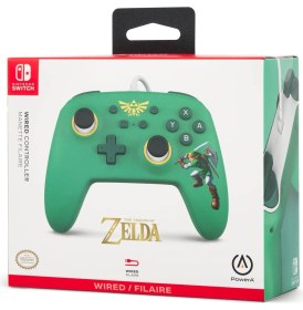 Resim PowerA Nintendo Switch Kablolu Oyun Kolu Lisanslı Hyrule Defender Edition 