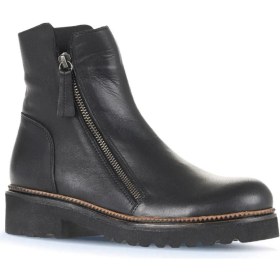 Resim Bueno Shoes Siyah Deri Kadın Topuklu Bot 01WD0203 01WD0203 