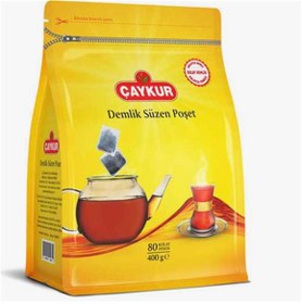 Resim Çaykur Altın Süzen 400gr 80adet Demlik Poşet Çay 