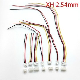 Resim JST-XH 2.54mm 5pin 20cm Kablolu Konnektör (Beyaz) Takım x 1 adet 