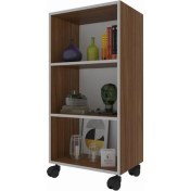 Resim Kenzlife kitaplık beril 088*030*020 cvz tekerlekli mutfak dolabı banyo ofis ayakkabılık kiler 