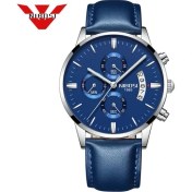 Resim Hanyang 20 Nıbosı Relogio Masculino Erkek Saatler Top Marka Lüks Ünlü Erkek Saati Moda Rahat Chronograph Askeri Kuvars Kol Saati (Yurt Dışından) 