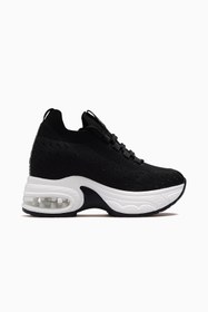 Resim Guja Kadın Gizli Dolgu Topuk Sneaker Ayakkabı 26y 26y300-8 Siyah 