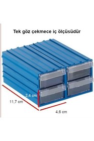 Resim Sembol Plastik Sembol 300 Plastik Çekmeceli Kutu 16 Çekmeceli 