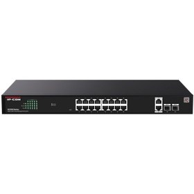 Resim Ip-com G2220p-16-250w 16 Port Gıgabıt+2xrj45/sfp Uplınk 230w Poe Cloud Yönetilebilir Rackmount Swıtch 