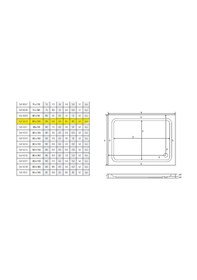 Resim Shower 80X100 Dikdörtgen Flat Duş Teknesi 