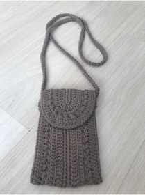 Resim Parla Life El Örgüsü Makrome Telefon Cüzdan Çantası 12x20 Cm 